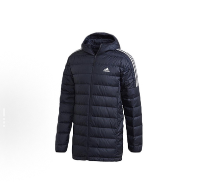 Adidas/阿迪达斯冬季男子中长款保暖运动羽绒服GH4605