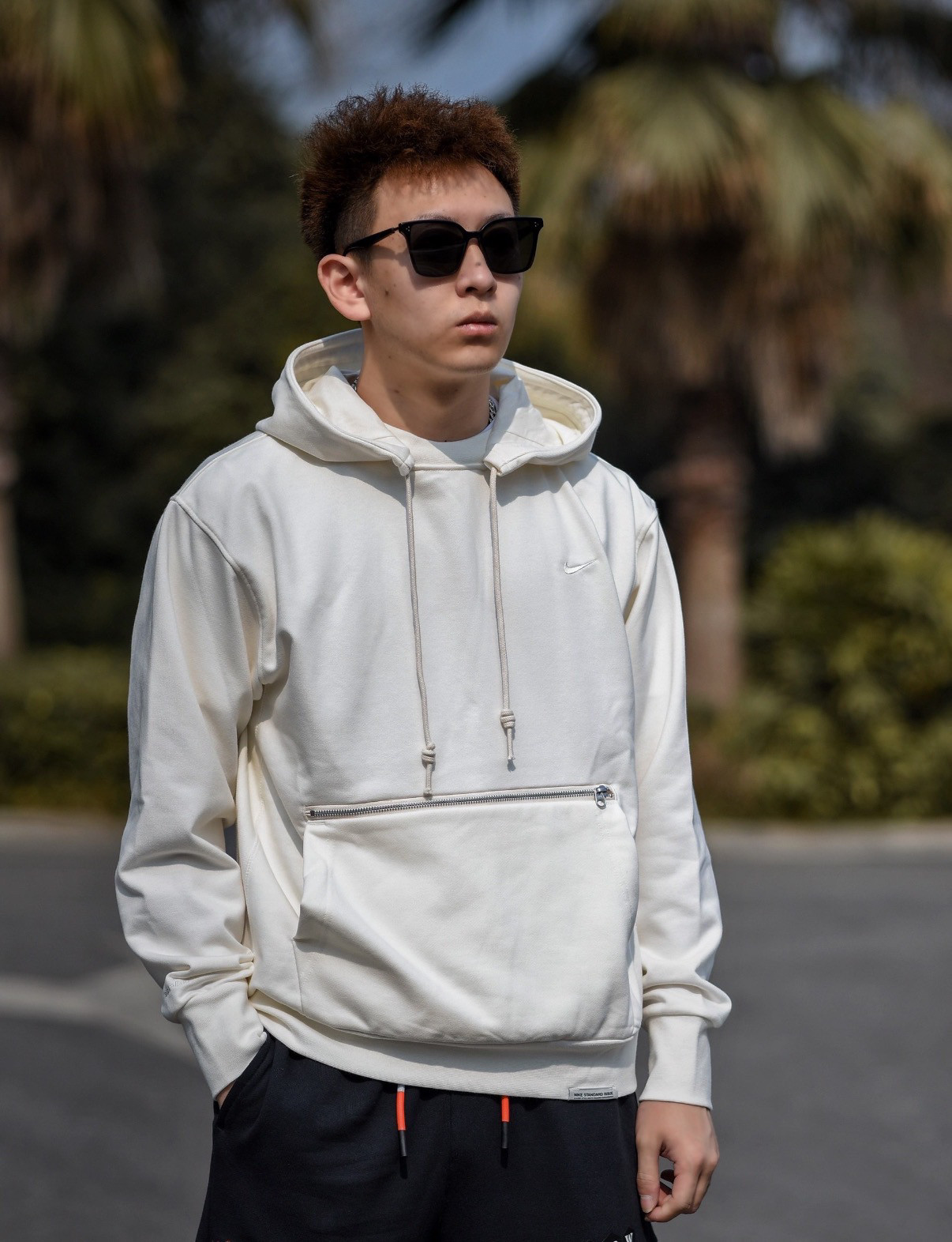 NIKE耐克 男子运动休闲服连帽套头衫长袖休闲卫衣 CV0865-133