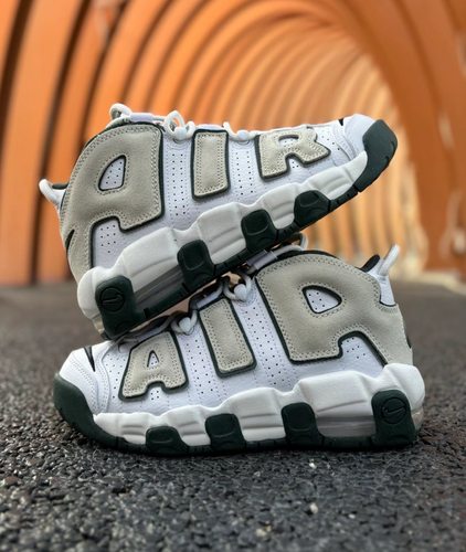 Nike Air More Uptempo 白绿 大Air皮蓬高帮复古篮球鞋FQ1938-100