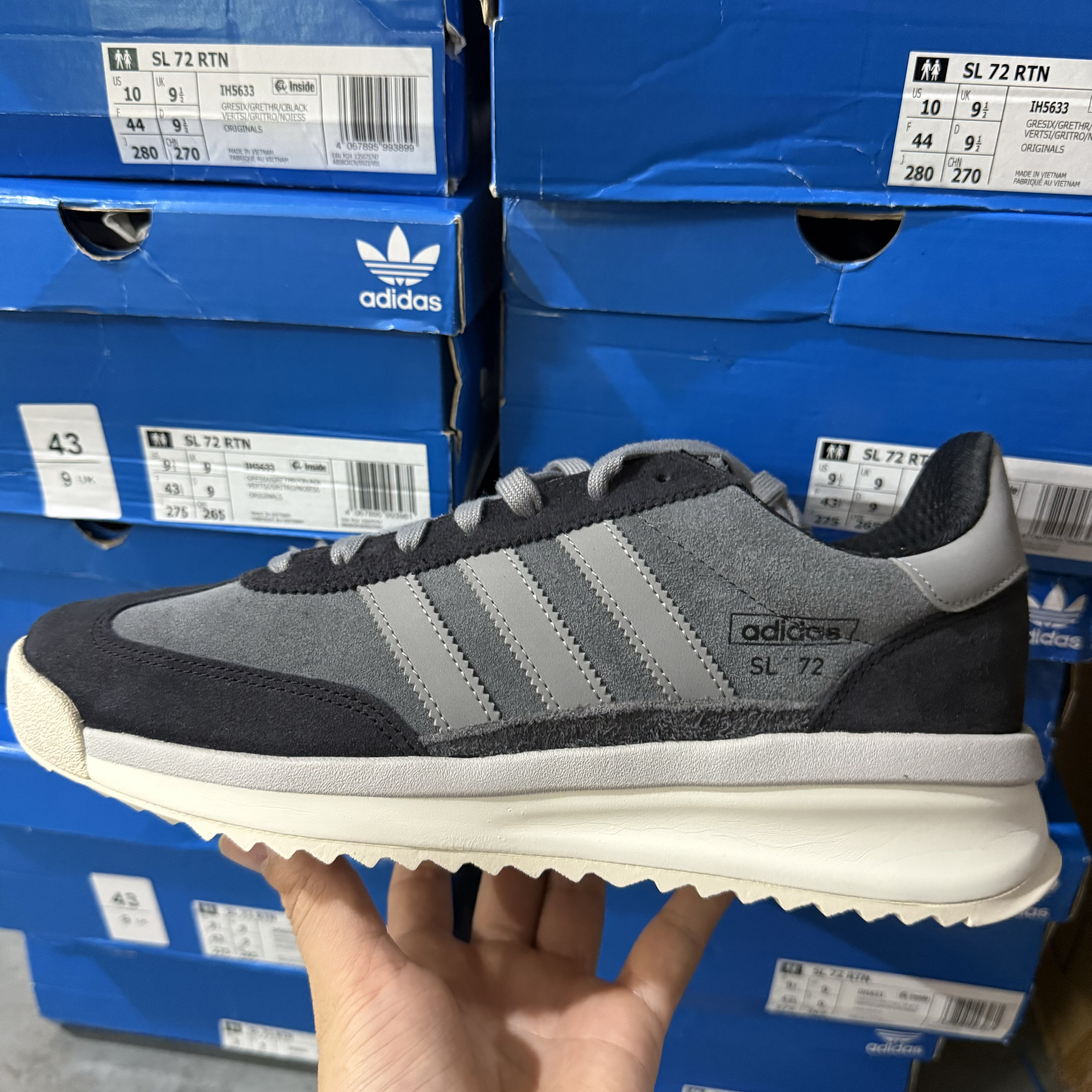 ADIDAS阿迪达斯 SL 72 男子复古休闲时尚经典耐磨运动鞋IH5633