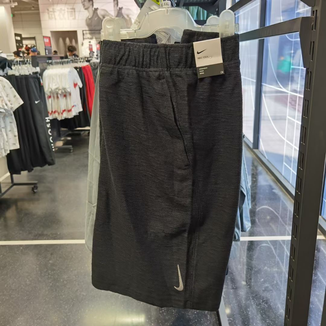 耐克NIKE YOGA CORE男子夏季速干运动训练粗布纱棉短裤CZ2234-010