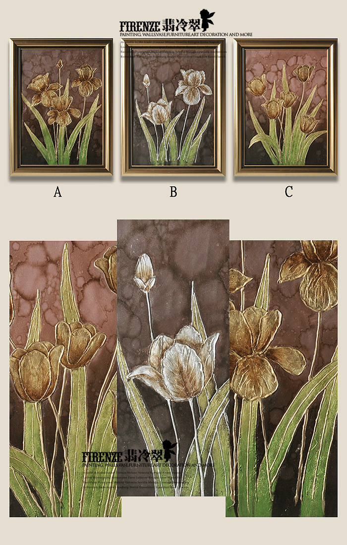 翡冷翠餐厅立体手绘油画