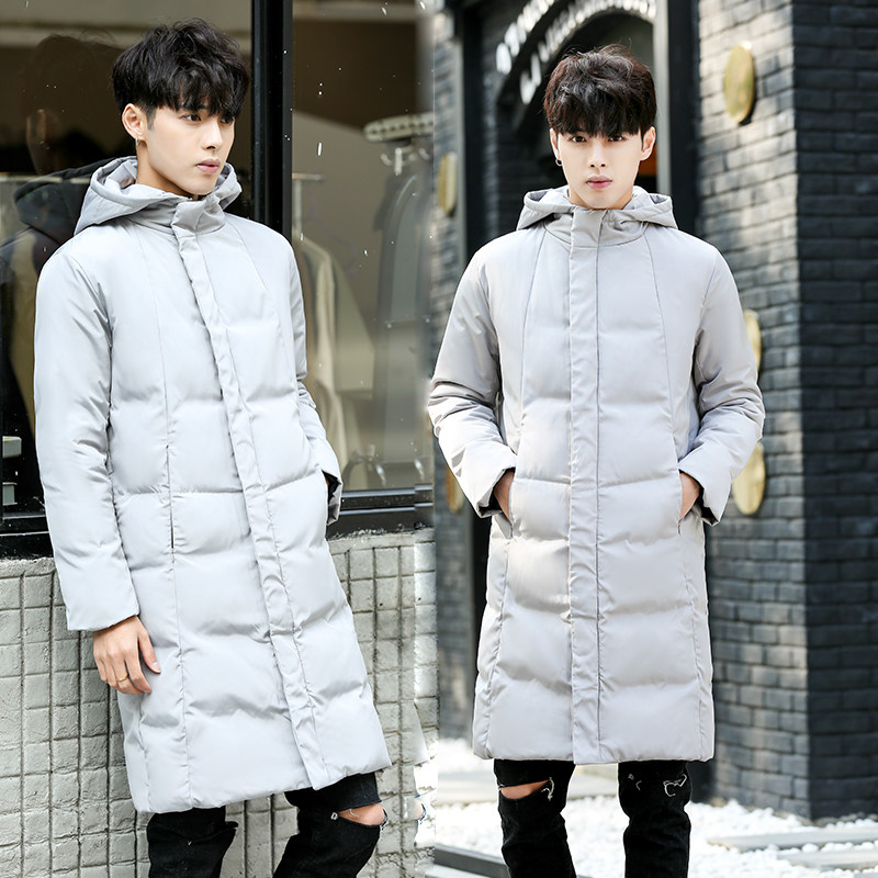 中长款棉衣男士1243外套韩版棉袄学生冬装加厚棉服M7187-P80,男装棉衣,电商A128