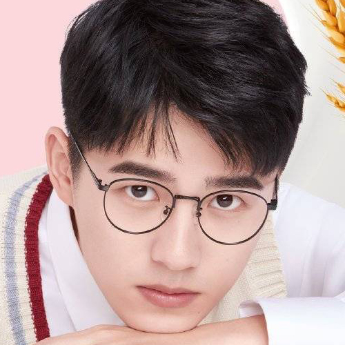 刘昊然同款眼镜网红款超轻大脸可爱素颜神器平镜眼镜