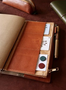 物致WUZHI®原创TN手帐手帐配件收纳袋杜邦纸拉链卡位旅行整理袋