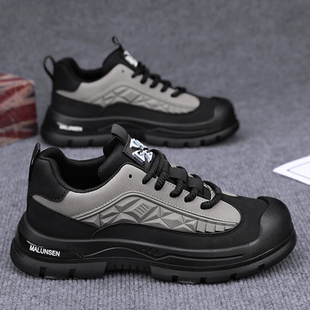 帕拉鞋男款2024新款飞行员休闲鞋户外防滑工装鞋男士登山徒步鞋子