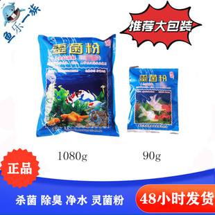 1080克灵菌粉适用海水鱼 鱼缸消毒除臭降酸检疫净水杀菌 锦鲤池塘
