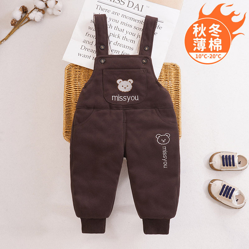 宝宝背带棉裤秋冬新款男童薄棉裤子加厚一岁儿童女婴儿夹棉背带裤,童装/婴儿装/亲子装,裤子,淘宝优惠券,粉丝福利购,淘宝优惠卷