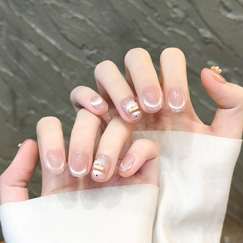 精致金属装饰百搭甲片美甲穿戴式