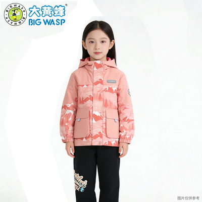 大黄蜂正品童装男童三合羽绒服