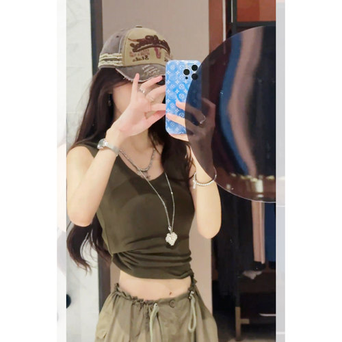 吊带背心女内搭U领遮副乳修身无袖上衣2026夏季新款打底衫内搭女