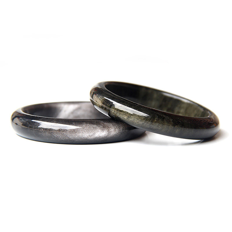 金曜石猫眼简约风质感女友手镯图片