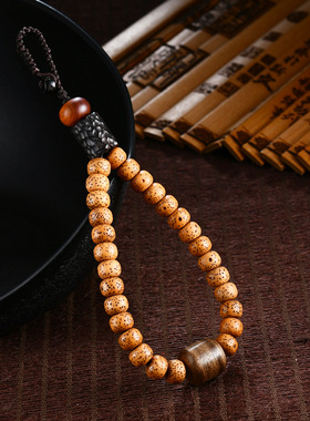 手工汽车挂件古风钥匙链星月菩提