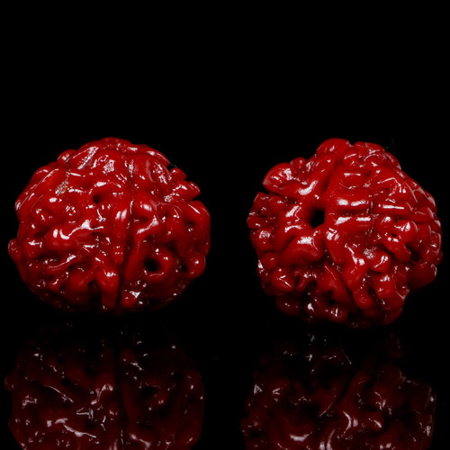 文玩尼泊尔大金刚菩提子散珠包浆