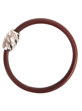 男女款鸡血藤戒指古风素尾手饰