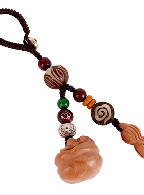 好柿会花生平安桃木柿子好事发生