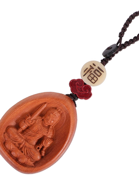 男女士桃木生肖守护神不动明王