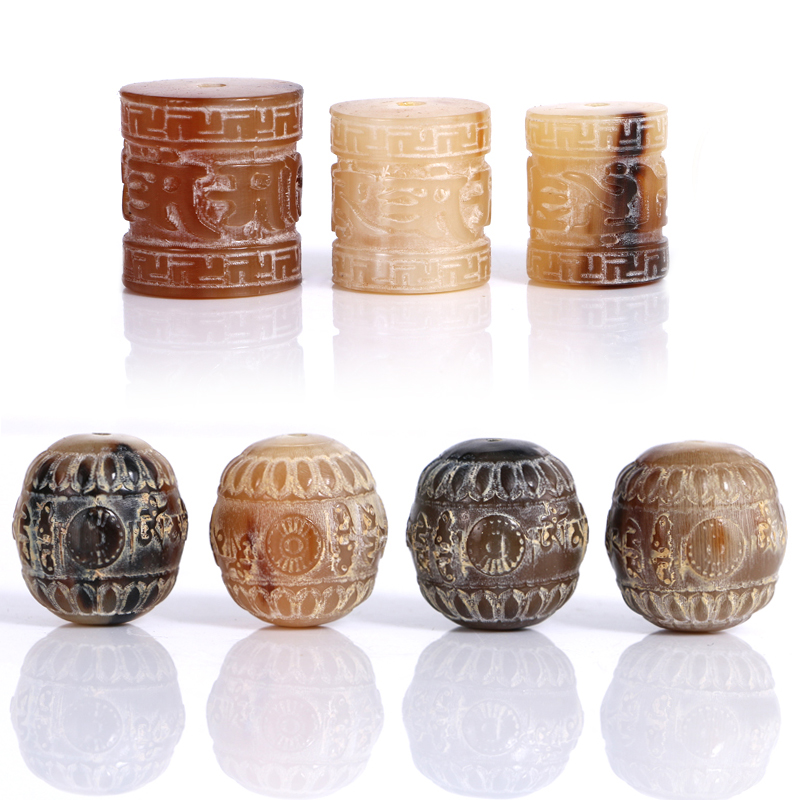 diy六字真言金刚星月菩提子桶珠