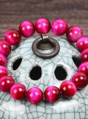 天然节日礼物虎眼石手链