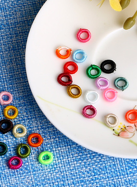 手工编织线圈DIY菠萝结线圈5-6mm璎珞圈小绕线圈手链吊坠配饰配件