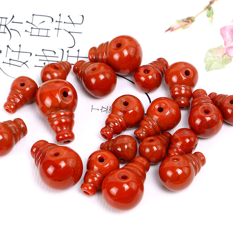 天然南红玛瑙一体三通佛头满色满肉火焰纹金刚星月菩提配件配饰品