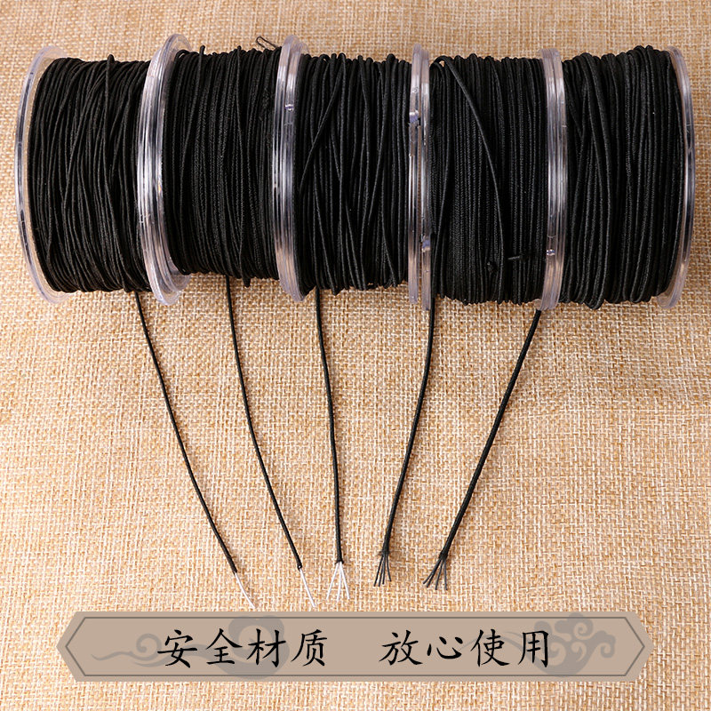 CORE-SPUN ELASTIC THREAD BRACELET ROPE PLAY BUDDHA BEAD THREAD BEAD WIRE DIAMOND ROSEWOOD STAR MOON BRACELET BEADED ROPE