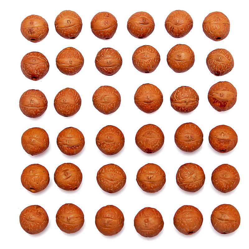 佑善阁尼泊尔凤眼菩提子红皮原籽散珠DIY佛珠手链素珠手串配珠