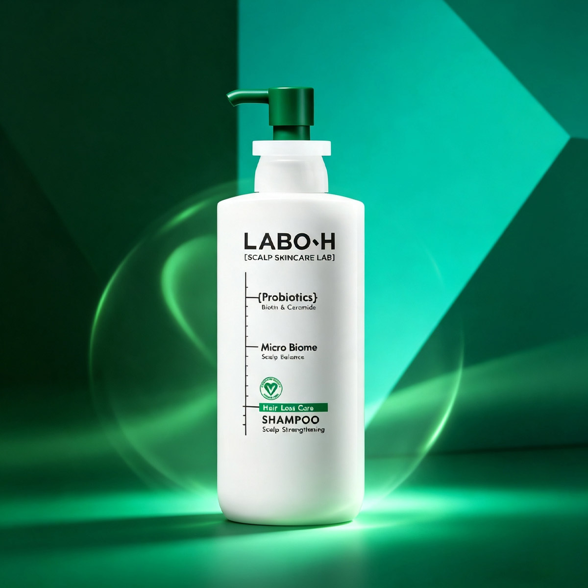 爱茉莉LABO-H洗发水控油蓬松去屑益生菌舒缓头皮修复发质莹亮柔顺