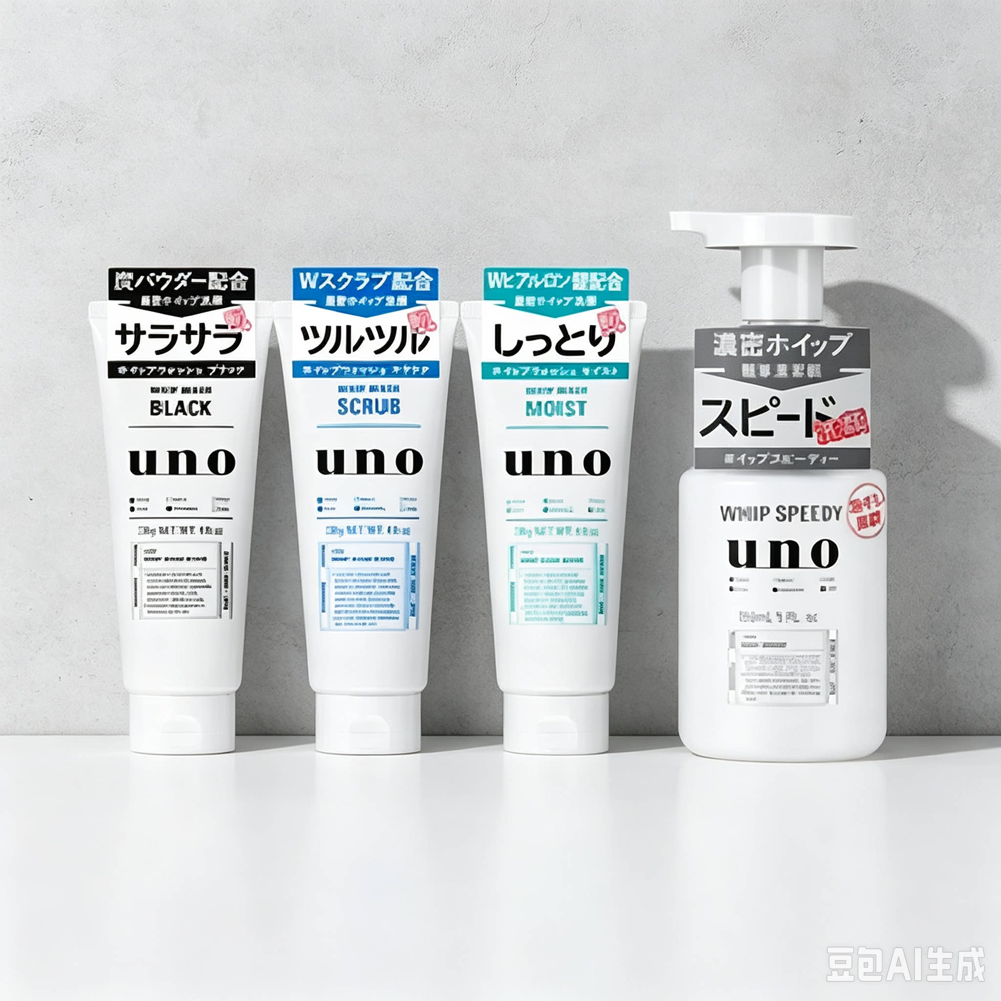 UNO男士竹炭祛痘保湿洁面乳