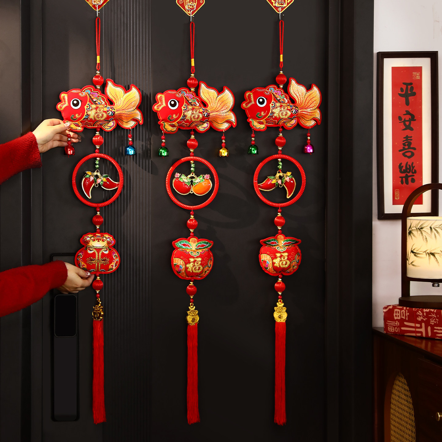 新年福字挂饰2026新款马年喜庆贺年挂件春节过年客厅氛围布置装饰