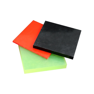 红色聚氨酯板黑色优力胶PU板蓝色牛筋板耐磨弹性橡胶板减震板加工
