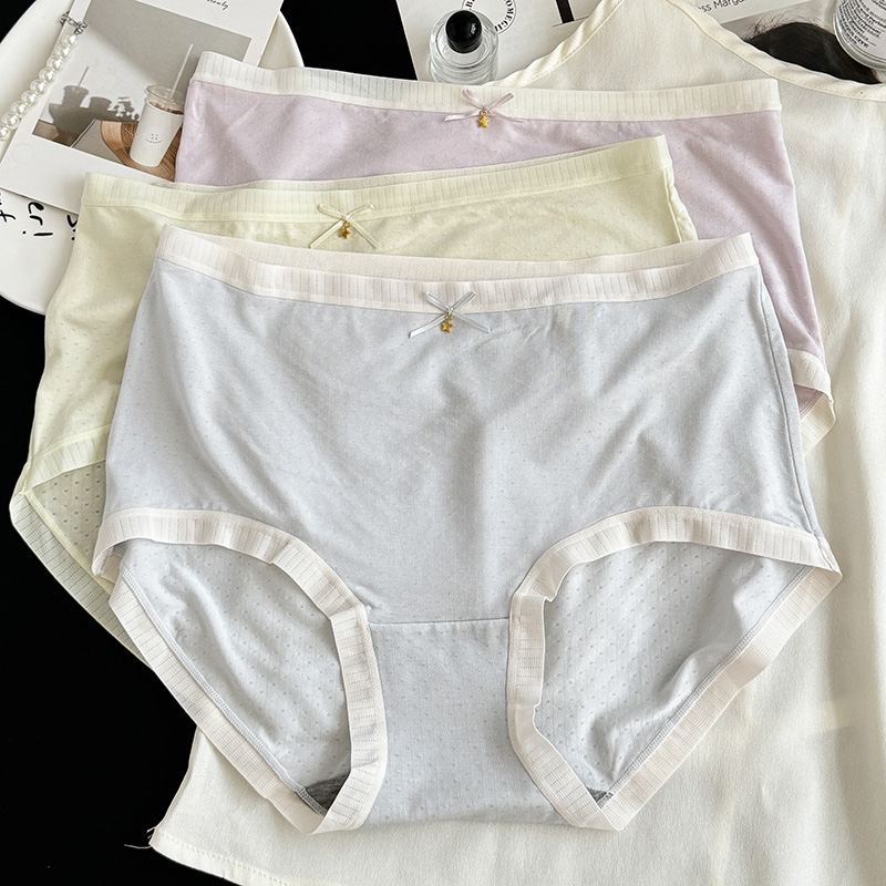 花仙子新款中高腰莫代尔内裤女