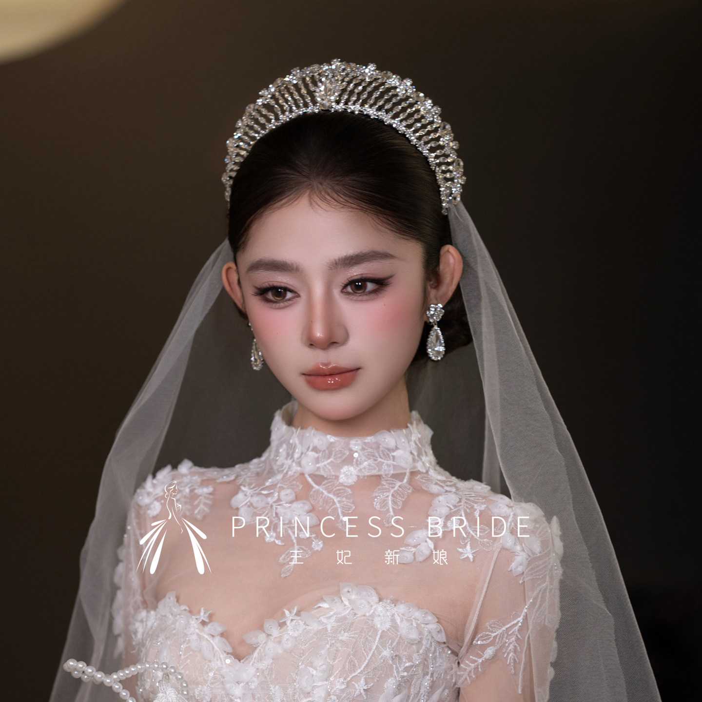 水钻奢华主纱皇冠新娘结婚王冠