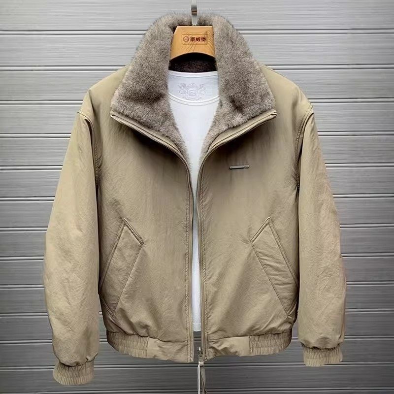 座山雕冬季男士外套立领时尚百搭双面穿棉服防寒保暖夹克宽松潮流,男装,棉衣,淘宝优惠券,粉丝福利购,淘宝优惠卷