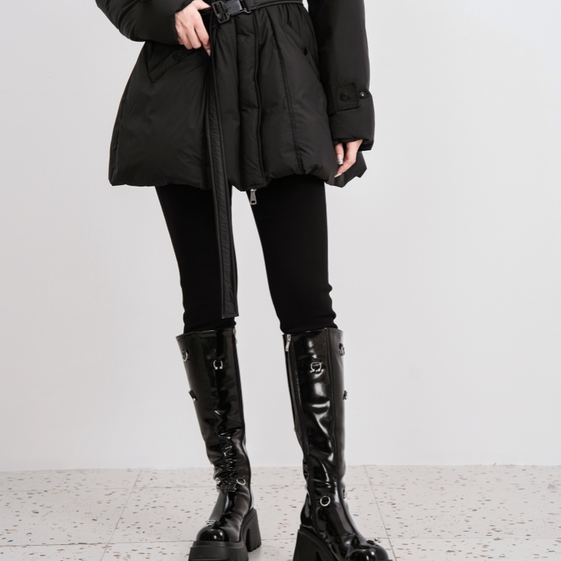 欧E专柜正品女装2025冬装新款修身显瘦打底裤时尚小脚裤牛仔裤潮