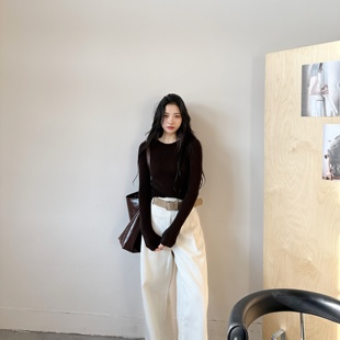 拾光 秋冬打底针织衫 扬子120 短款 MY6251 s精纺羊毛 升级款