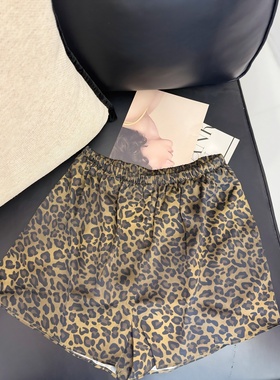 【100桑蚕丝】euri韩版休闲百搭显瘦运动真丝带口袋短裤-MY5730