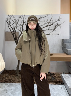 维纳亚丨Downplus-90鹅绒丨真丝中空纱蝙蝠袖鹅绒羽绒服-MY6443