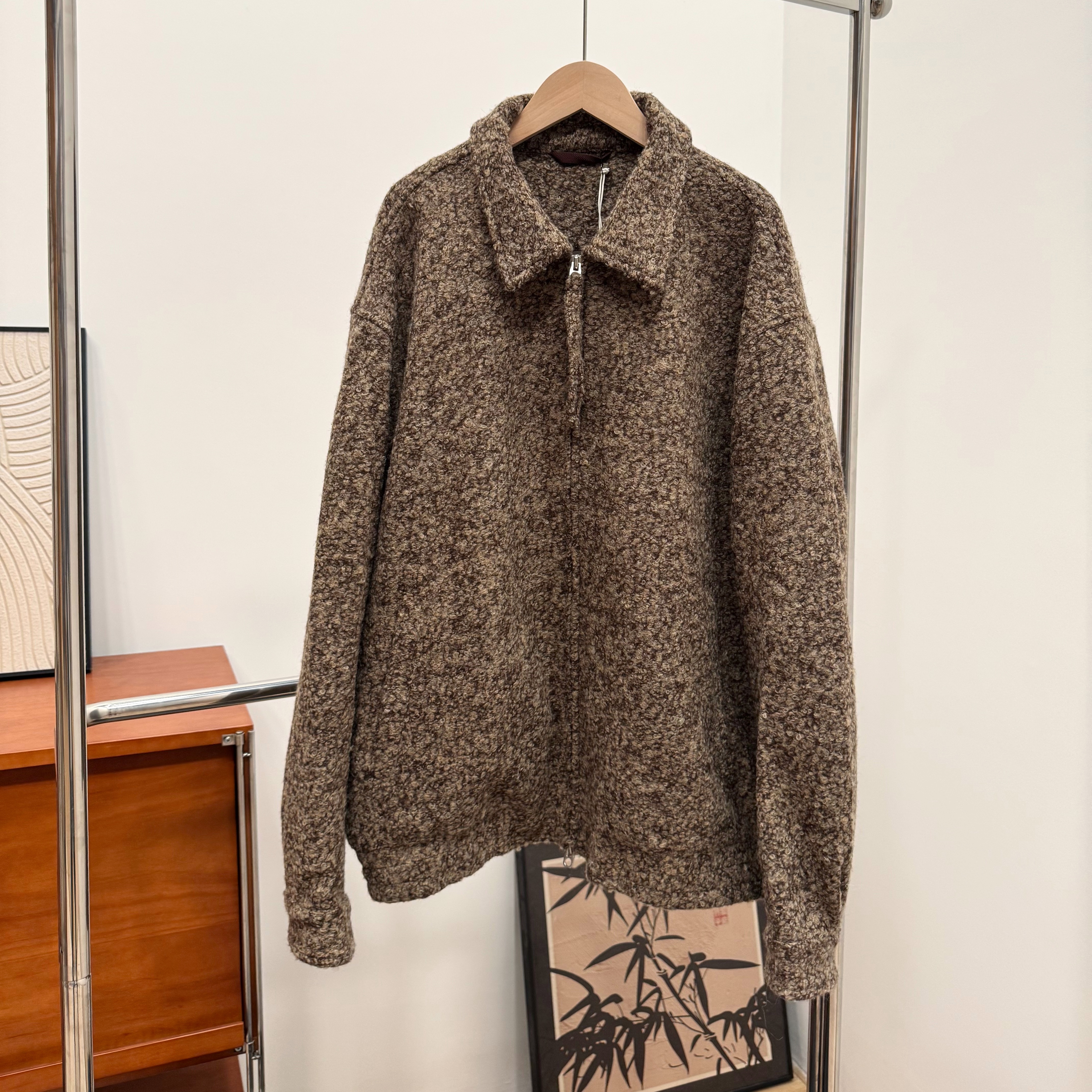 男士夹克丨圈圈花呢感面料丨街头风极简帅气外套-MY6368