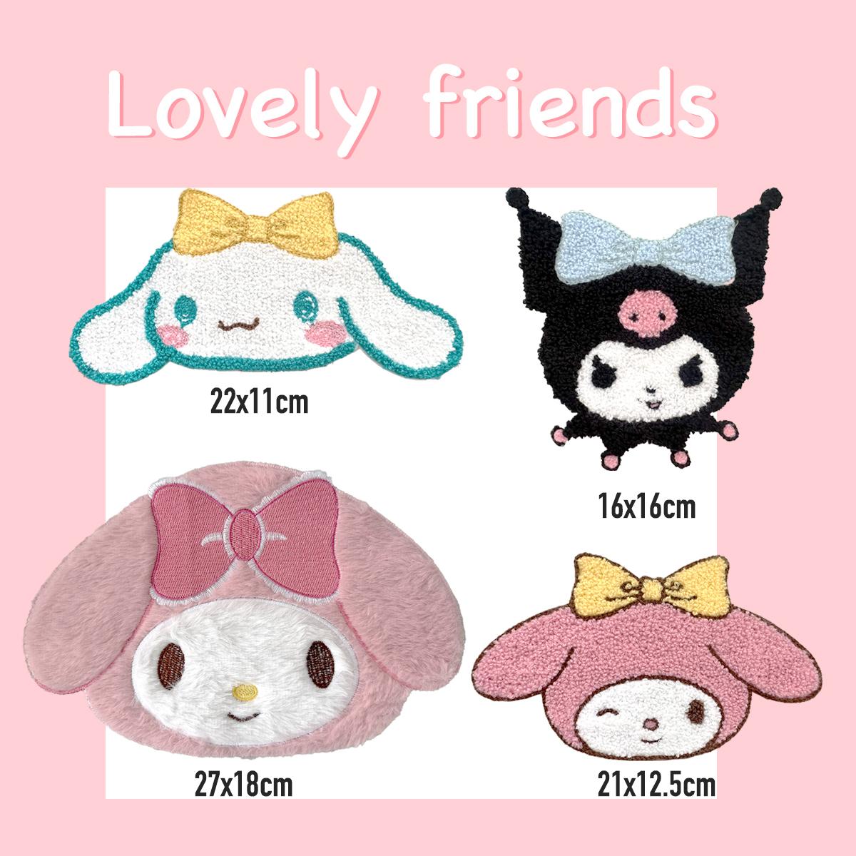 库洛米大耳狗美乐蒂无背胶手缝