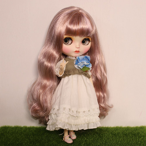 DBS Blythe小布娃娃紫金改妆成品19关节娃开全眼4对眼片sunny面壳