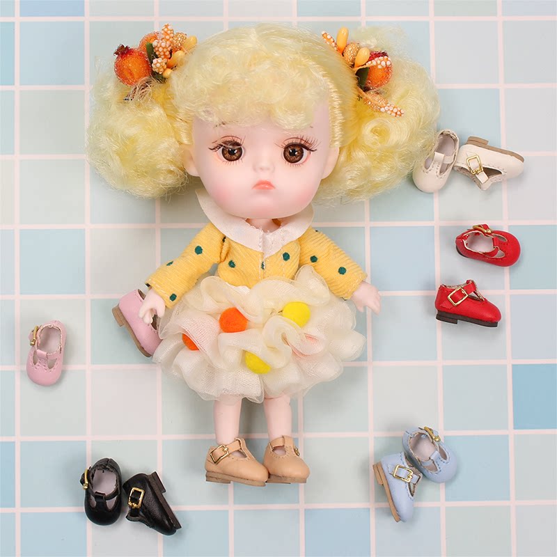 icy中布娃娃 ob11嘟嘟娃鞋子休闲靴子美结猪gsc黏土手办鞋子