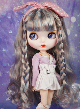 ICY DBS小布娃娃改妆成品美发仿真公主换装超大玩偶女孩玩具套装