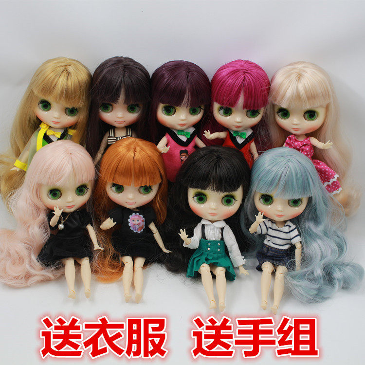 DBS Blythe Middie ICY中布娃娃刘海透明肌白肌关节体裸娃