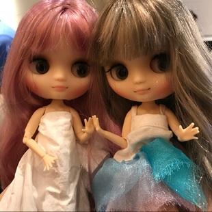 Blythe小布娃娃中布middie清仓新手入门可换磨砂脸关节体 DBS