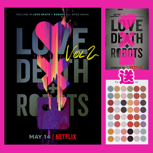 love death robots 爱死亡机器人海报赛博朋克宿舍墙贴卧室装饰画