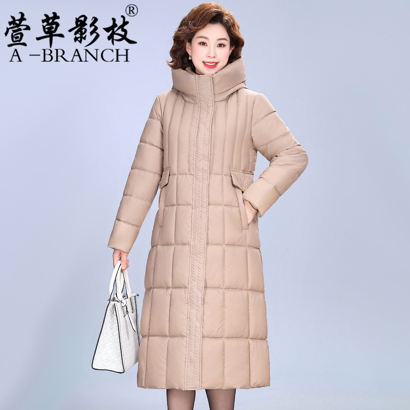 中年妈妈秋冬款棉服2025新款大码气质休闲女士棉衣中老年保暖外套