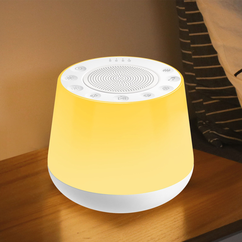 无线蓝牙音箱白噪音睡眠仪 触控七彩变色LED呼吸夜灯床头助眠神器