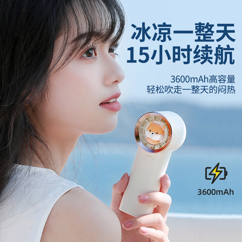 太空舱萌宠口袋风扇便携式usb充电手持桌面大风力卡通可爱小风扇