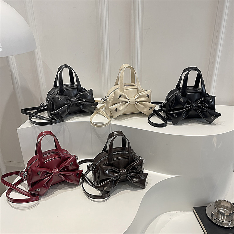 芊舒祺2026新款日韩风蝴蝶结小方包女单肩斜挎手提包黑色时尚百搭,箱包皮具/热销女包/男包,小方包,淘宝优惠券,粉丝福利购,淘宝优惠卷